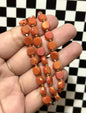 Orange bracelet set